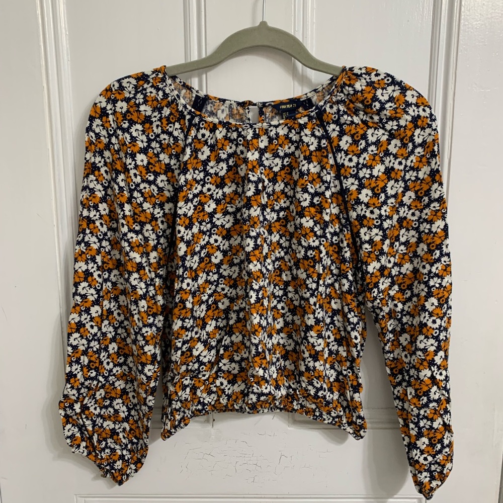 Forever 21 Floral Print Blouse